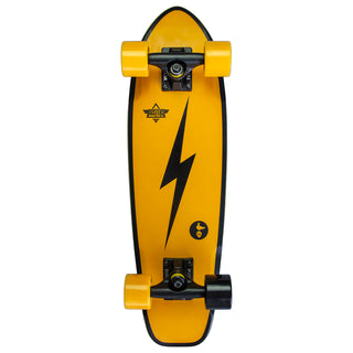 Dusters Complete Bird Bolt Cruiser Skateboard Yellow 25"