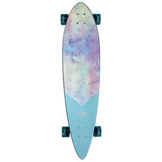 Dusters Longboard Complete Cruisin Chrome Pintail Holographic 37"