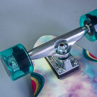 Dusters Longboard Complete Cruisin Chrome Pintail Holographic 37"