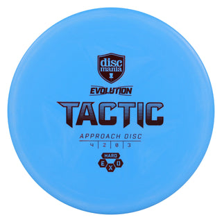 Discmania Disc Golf Evolution Exo Hard Tactic Putter 4/2/0/3 Blue/Red 174 grams