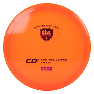 Discmania Disc Golf C-Line CD1 Control Driver 9/5/-1/2 Orange/Purple 175 grams