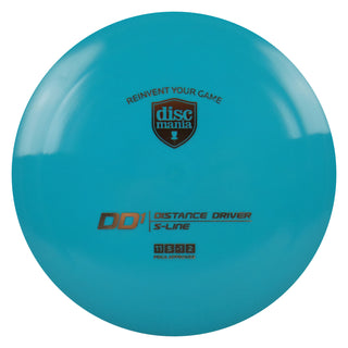 Discmania Disc Golf S-Line DD1 Distance Driver 11/5/-1/2 Teal/Gold 173 grams