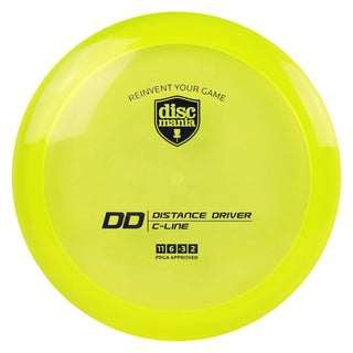 Discmania Disc Golf C-Line DD Distance Driver 11/6/-3/2 Yellow/Indigo 176 grams
