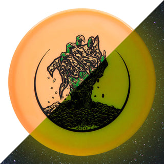 Dynamic Disc Golf Lucid Moonshine Lucid Moonshine Jury The Haunted Jury Putter 2/4/0/2 Orange 173 grams