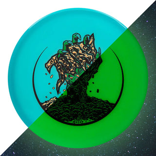 Dynamic Disc Golf Lucid Moonshine Lucid Moonshine Jury The Haunted Jury Putter 2/4/0/2 Blue 173 grams