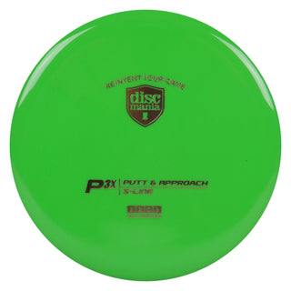 Discmania Disc Golf S-Line P3X Putter 3/2/0/3 Green/Gold 173 grams