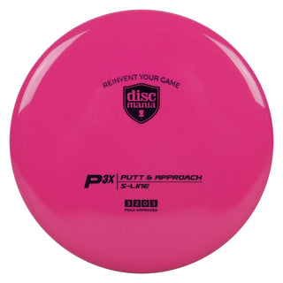 Discmania Disc Golf S-Line P3X Putter 3/2/0/3 Pink/Purple 176 grams