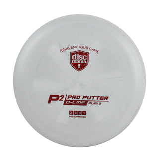 Discmania Disc Golf D-Line Flex 2 P2 Pro Putter - 2/3/0/1 - Grey/Red 176g