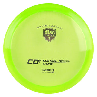 Discmania Disc Golf C-Line CD1 Control Driver 9/5/-1/2 Green/Gold 173 grams