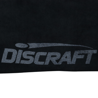 Discraft Ultra Absorbent Microfiber Disc Golf Towel 15.5" x 15.5" - Black/Grey
