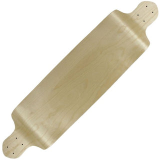 Longboard Moose Drop Down Deck 9.75" x 41.5" Zebra Bamboo