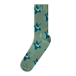 Psockadelic Skateboard Socks Evil Star