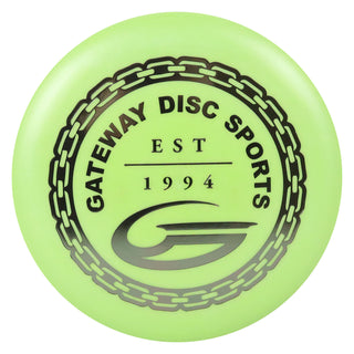 Gateway Disc Golf Evolution Frosty Wizard Putter 2/3/0/2 Lime/Silver 171 grams
