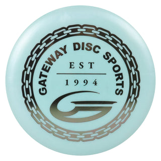 Gateway Disc Golf Evolution Frosty Wizard Putter 2/3/0/2 Light Blue/Silver 170 grams