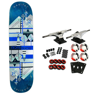 Habitat Skateboard Complete Suciu Continental Twin 8.375" x 32.25" Assorted Colors