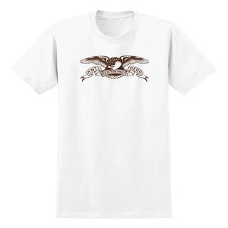 Anti Hero Skateboards Shirt Basic Eagle White/Brown