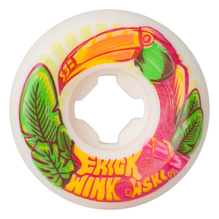 OJ Wheels Skateboard Wheels 53mm Winkowski Tropics Elite Mini Combo 99A White