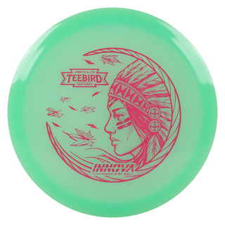 Innova Disc Golf Jennifer Allen Tour Series Proto Glow Champion Teebird 7/5/0/2 Green/Pink 173 grams
