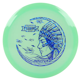 Innova Disc Golf Jennifer Allen Tour Series Proto Glow Champion Teebird 7/5/0/2 Green/Navy Shatter 173 grams