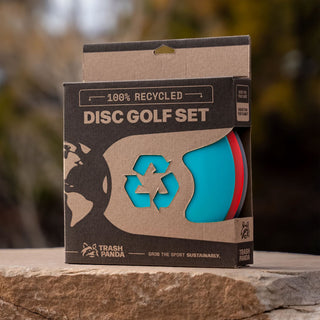 Trash Panda Disc Golf 100% Recycled Disc Golf Set - 3 Discs - Inner Core, Dune, Ozone