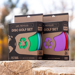 Trash Panda Disc Golf 100% Recycled Disc Golf Set - 3 Discs - Inner Core, Dune, Ozone