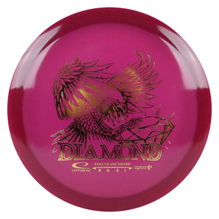 Latitude 64 Disc Golf Opto Air Diamond Fairway Driver 8/6/-3/1 Plum/Gold 146 grams
