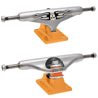 Independent Skateboard Trucks Stage 11 Berle Skull Silver/Orange 144 (8.25")