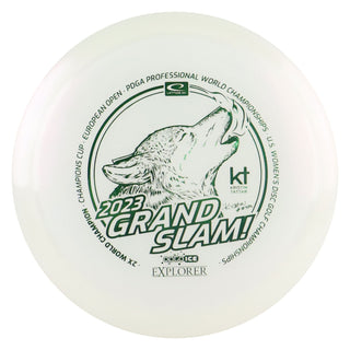 Latitude 64 Disc Golf Opto Ice Glimmer Kristin Tattar Explorer Fairway 7/5/0/2 White/Green 173 grams