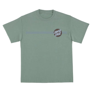 Santa Cruz Skateboard T-Shirt Other Dot Stonewashed Green/Brown