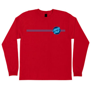 Santa Cruz Skateboards Longsleeve Shirt Other Dot Fuji Red/Black/Blue