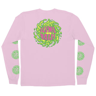 Slime Balls Skateboard Wheels Longsleeve Shirt SB Logo Pink/Green