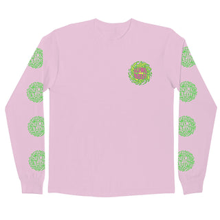 Slime Balls Skateboard Wheels Longsleeve Shirt SB Logo Pink/Green