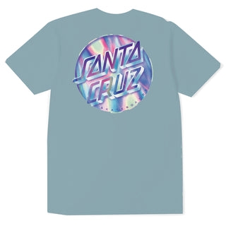 Santa Cruz Shirt Iridescent Dot Heather Pacific