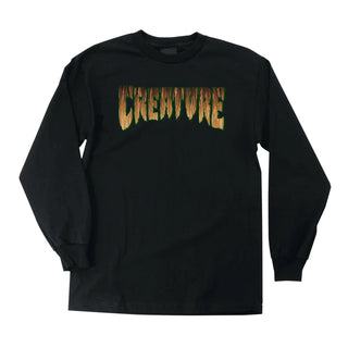 Creature Longsleeve Logo Rust Black