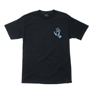 Santa Cruz Shirt Arch Check Hand Black