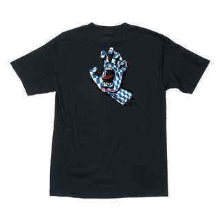 Santa Cruz Shirt Arch Check Hand Black