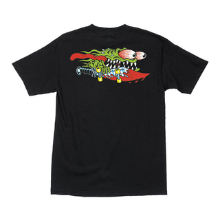 Santa Cruz Skateboards Shirt Meek Slasher Black