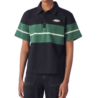 Santa Cruz Skateboards Polo Shirt Craft Oval Dot Black/Forest