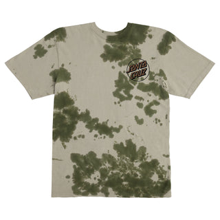 Santa Cruz Skateboards Shirt Split Serpent Dot Moss Wash