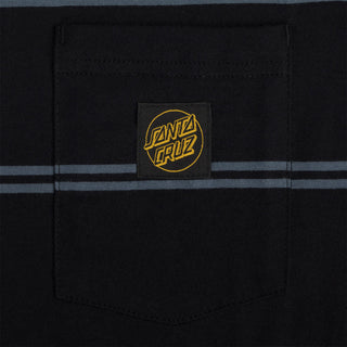 Santa Cruz Skateboards Shirt Saga Black