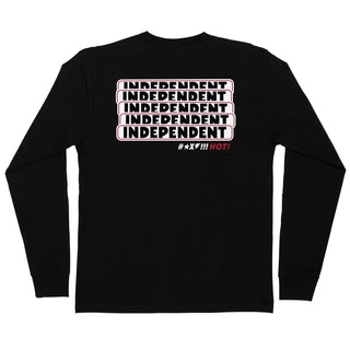 Independent Skateboard Trucks Longsleeve Shirt FN Hot Bar Stack Black