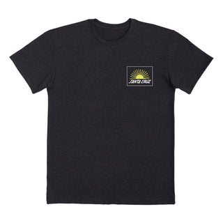 Santa Cruz Skateboards Shirt Rise and Shiine Eco Black Heather