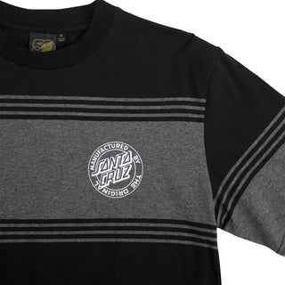 Santa Cruz Skateboards Shirt Ridge Black/Charcoal