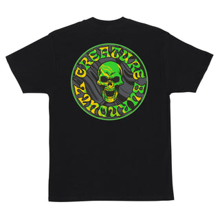 Creature Skateboards Shirt Burnoutz Patch Black