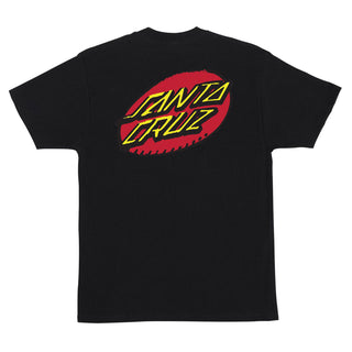 Santa Cruz Skateboard T-Shirts Evolved Hand Black