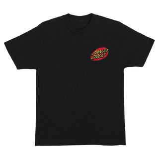 Santa Cruz Skateboard T-Shirts Evolved Hand Black