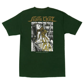 Santa Cruz Skateboards Shirt Pace Dungeon Forest
