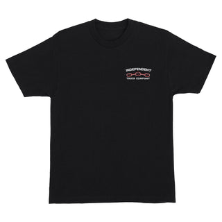 Independent Skateboard T-Shirt Anytime Anywhere Chain Black