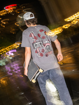 Santa Cruz Skateboards Shirt Dressen Evo Charcoal