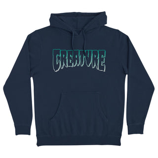 Creature Skateboards Hoody Logo Outline Pullover Slate/Ice